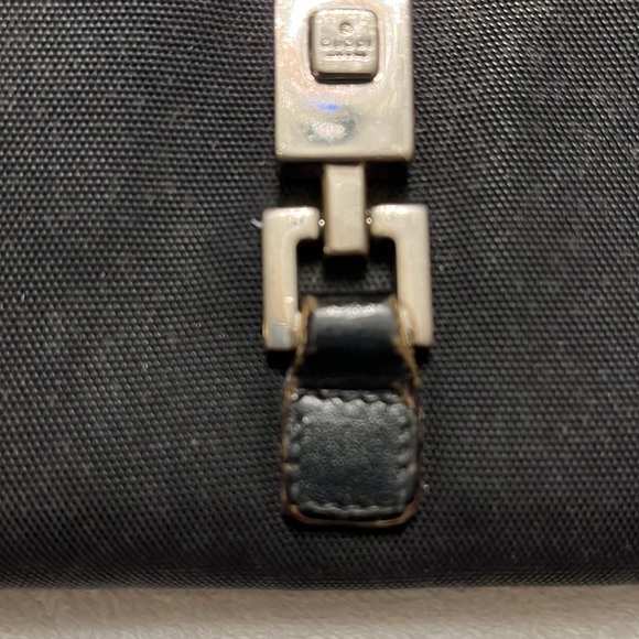 Gucci Soft Leather Interior, Fabric Exterior, Black, wallet/ organizer large - Picture 2 of 9